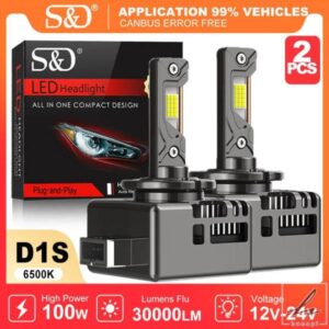 2個入り D1S D3S LED 車用ヘッドライトバルブ D2S LED CANバス D4S D5S D8S 車用ランプ HID キセノンアップグレードキット 1:1 プラグアンドプレイ 6500K 部