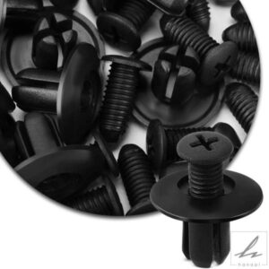 車用 8MM 穴 プラスチック リベット ファスナー プッシュクリップ ランドローバー レンジローバースポーツ イヴォーク フリーランダー ジャガー XF XJ XE XJ