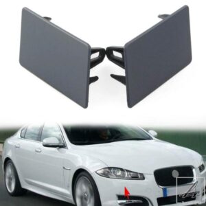 ジャガー XF X250 XFR XFR-S 2012 - 15 C2Z16547 JA1049100 C2Z16548 JA1048100用 1個 車用ヘッドランプウォッシャーカバーキャップ 部品 カスタムパーツ