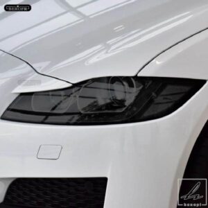 ジャガー XF X260 2016年以降用 車用ヘッドライトフィルム スモークブラック クリアTPUライトステッカー アクセサリー 部品 カスタムパーツ アクセサリー