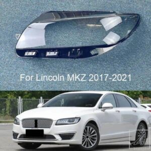 リンカーンMKZ 2017 - 21用ヘッドライトシェルランプシェードクリアカバーヘッドライトガラスヘッドランプカバー 部品 カスタムパーツ アクセサリー