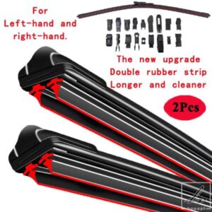 ジャガー XF XFR XFL X250 X260 スポーツブレーキ J05 セダン 2007 2008 2012 2015 2017 - 20 2022 ダブルラバー フロントガラスワイパー 部品 カスタムパー