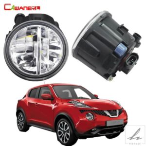 日産ジュークF152010-2014 H11用 30W 車用アウターフォグランプアセンブリ 2個セット LEDフォグ デイタイムランニングランプ DRL 6000LM 部品 カスタムパー
