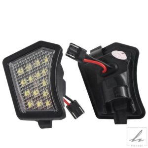 車用LEDフロントアンダーミラーランプ パドルライト 2個入り ボルボ V40 V50 C30 C70 S40 S60 S80 V50 V70 XC70 XC90 ジャガー XJ XF XK/XKR XE用 部品 カス