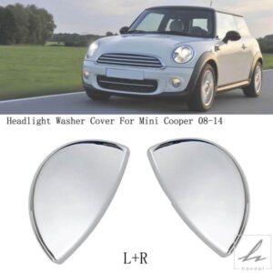 1/2個 フロントヘッドライトウォッシャー ウォータースプレーカバー MINI COOPER R55 R57 R56 R58 R59 61672752559 61672752560 左右カバー 部品 カスタムパ
