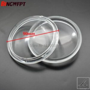 2個/セット 丸型直径90MM フォグランプ ライト 強化ガラス 曇り止めガラス 三菱 L200 アウトランダー パジェロ コルト トライトン ASX用 部品 カスタムパー