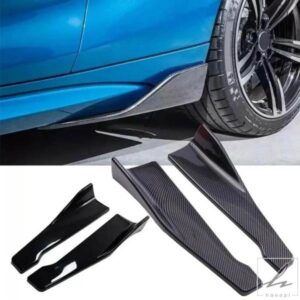 汎用カーフロントリアバンパーストリップリップスポイラーディフューザースプリッタースクラッチプロテクター長さ48CM AUDI BMW HONDA用 部品 カスタムパー