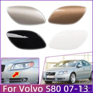 オートフロントバンパーヘッドライトウォッシャースプレーノズルカバーキャップ VOLVO S80 2007 - 13 39870059 39870060 部品 カスタムパーツ アクセサリー