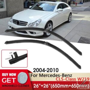 車用ワイパー フロントワイパーブレード 26インチ+26インチ メルセデスベンツ CLSクラス C219 W219 2004-2010 サイドピン フロントガラス フロントウィンド
