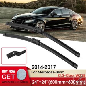 車用ワイパー RHDLHD フロントワイパーブレード 24インチ+24インチ メルセデスベンツ CLSクラス C218 W218 2014-2017 フロントガラスワイパー 自動車アクセ