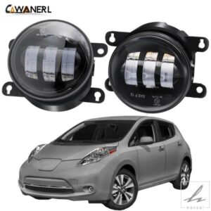 日産リーフ ZE0 2010-2017 用 2個 車用フロントバンパーフォグライトアセンブリ LEDフォグドライビングランプ DRL 30W 4000LM H11 12V 部品 カスタムパーツ