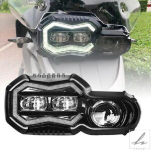 最も明LEDヘッドライト BMW F650GS F700GS F800GS F 800GS アドベンチャーエクスプローラー ヘッドランプ フォグランプ ハイロー DRL バイク用 部品 カスタ