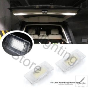 ランドローバー レンジローバー スポーツ L322 2005-2008 トランク テールゲート ブート インテリアライト 2個 LED カーテシー フットウェル ラゲッジ 部品