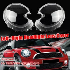 左 右 ヘッドライトカバー ヘッドランプ レンズカバー ランプシェード MINI R56 COOPER 2007-2013 63127270023 63127270024 1305630537 部品 カスタムパーツ