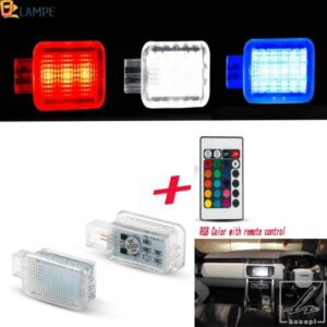 ランドローバー ディフェンダー 2020 レンジローバー L405 L494 用 RGB LED カーテシライト フットウェルドア ラゲッジ トランクランプ ブートライト 2個 部
