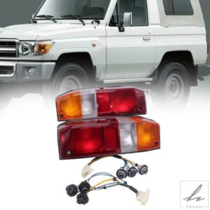 車用テールライトアセンブリパーツ 自動交換用 取り付け簡単 トヨタ ランドクルーザー 70シリーズ 1985-1999用 部品 カスタムパーツ アクセサリー