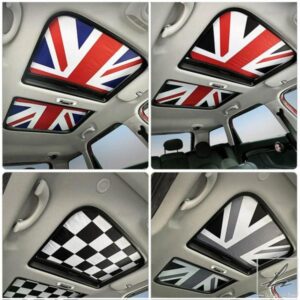 車用サンルーフサンシェードカバー サンルーフバイザーシェード 熱遮断 MINI COOPER CLUBMAN COUNTRYMAN R55 R56 R60 R61 F56用 部品 カスタムパーツ