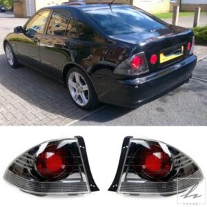 車用リアバンパー テールランプ ハザードブレーキライト ランプシェード TOYOTA ALTEZZA RS200 2001 LEXUS IS200 2000 - 04用 部品 カスタムパーツ