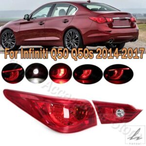 リアテールライト ブレーキランプ ウィンカーライト テールランプアセンブリ インフィニティ Q50 Q50S 2014 - 16 265504HB0B 265504HB0A 部品 カスタムパー