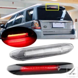 車用レッドサードブレーキライトセンターハイマウントオートストップランプクリアレッドレンズランドローバーフリーランダー2 2008-2015 CANBUS用 部品 カス