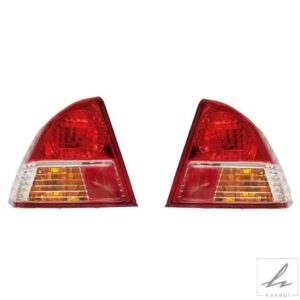 車外側テールランプ リアライト テールライトランプアセンブリ ブレーキランプ バルブ無 ホンダシビック ES1 ES5 ES7 ES8 2003 2004 2005用 部品 カスタムパ