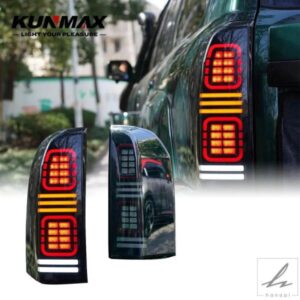 日産パトロール Y61用 LEDブレーキ流水フリッカープラグアンドプレイテールランプテールライト用ペア車テールライトアセンブリ 部品 カスタムパーツ