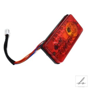 電動三輪車用防水LEDリアテールライト ブレーキウィンカーリバースランプ 1個 12V DC 部品 カスタムパーツ アクセサリー