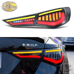 車用LEDテールライト テールライト 日産セントラ 2020-2022 シルフィ リアランニングライト + ブレーキ + リバースランプ + ダイナミックウィンカー 部品 カ