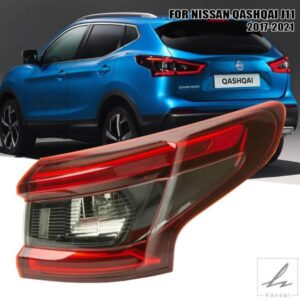 日産 QASHQAI 2017 - 21 用 左/右サイドテールランプ リアテールライト ブレーキランプ付き 部品 カスタムパーツ アクセサリー